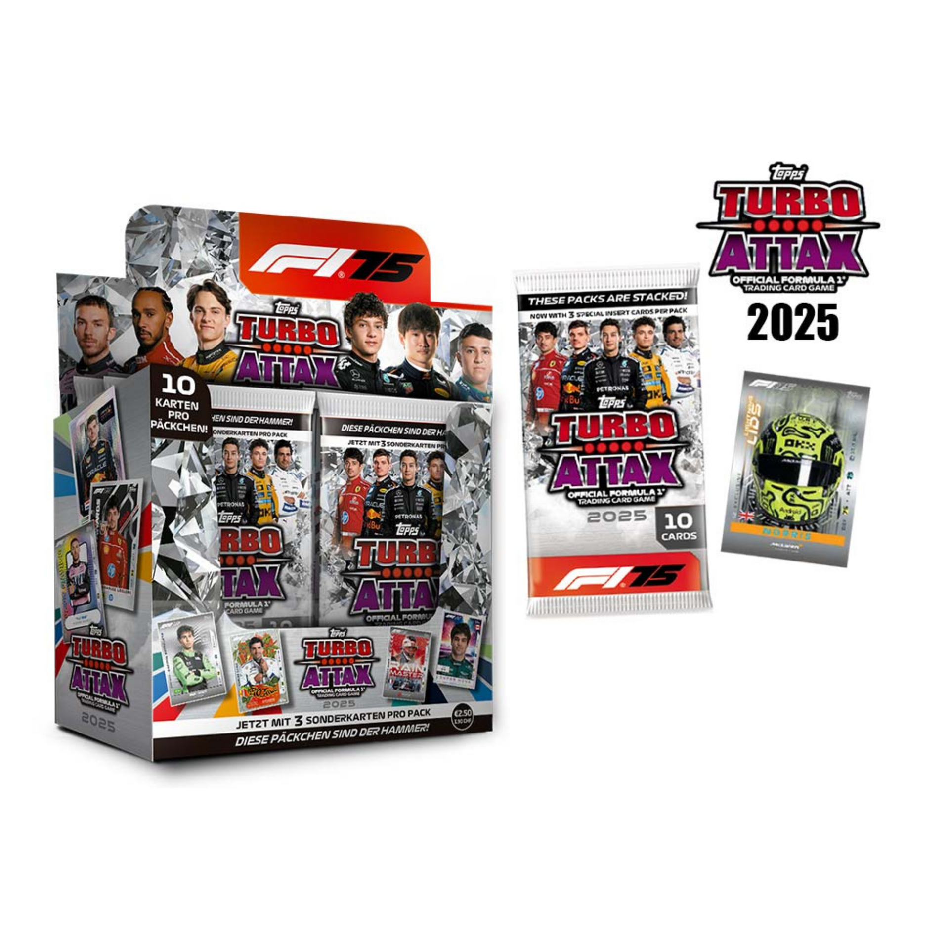 Topps F1 TURBO ATTAX 2025 Display