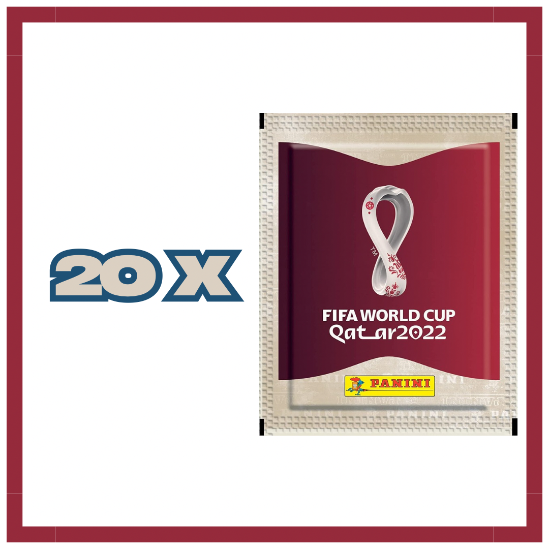 20 Packs Panini WK 2022 Qatar – Topdeal voor €20