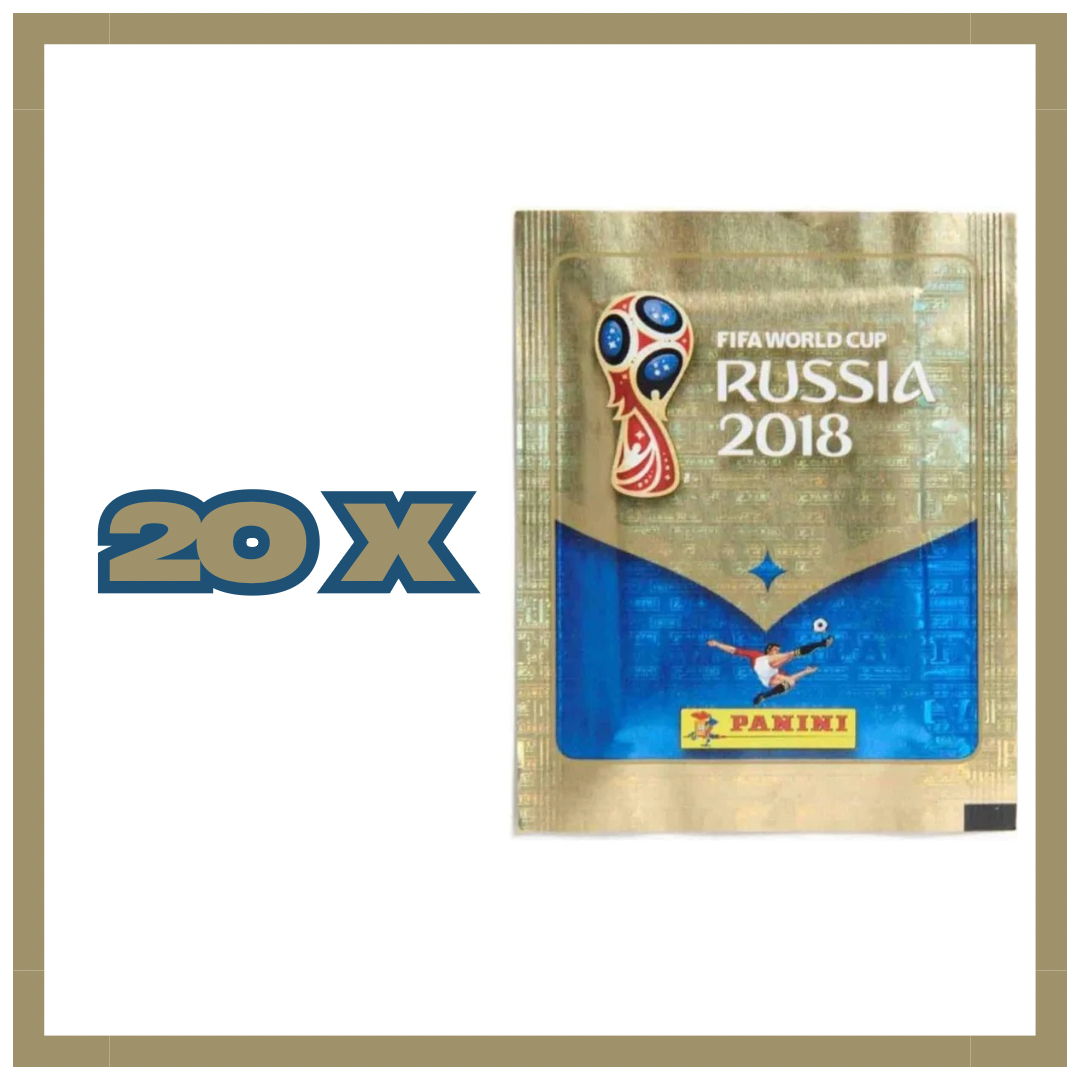 20 Packs Panini WK 2018 Rusland – Voordelige Deal!