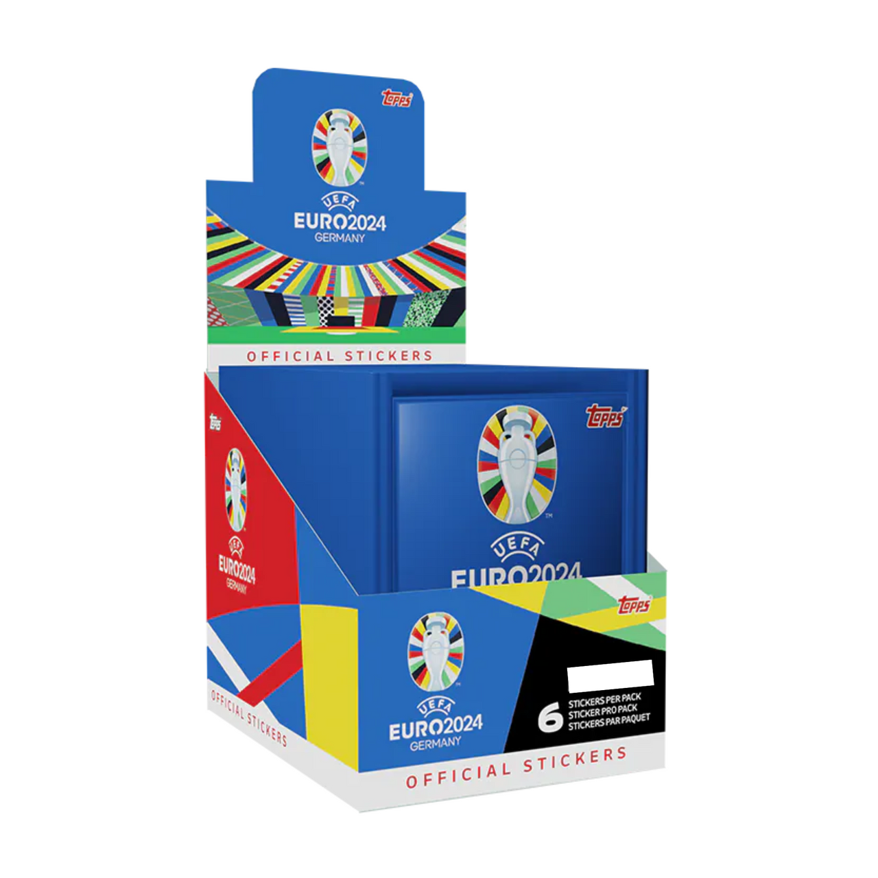 Official Euro 2024 Sticker Collection - Full Box (100 packets)