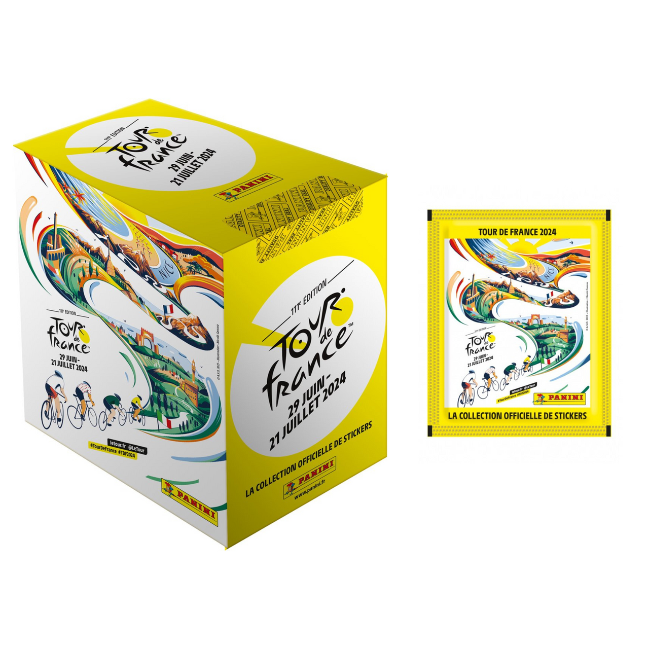 Tour de France - 2024 - Sticker Display - 36 Packs