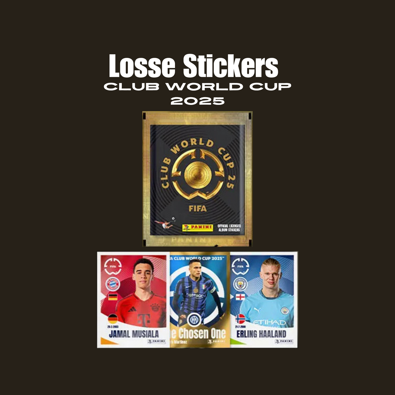 Panini FIFA Club WK 2025 – Losse Stickers op Nummer
