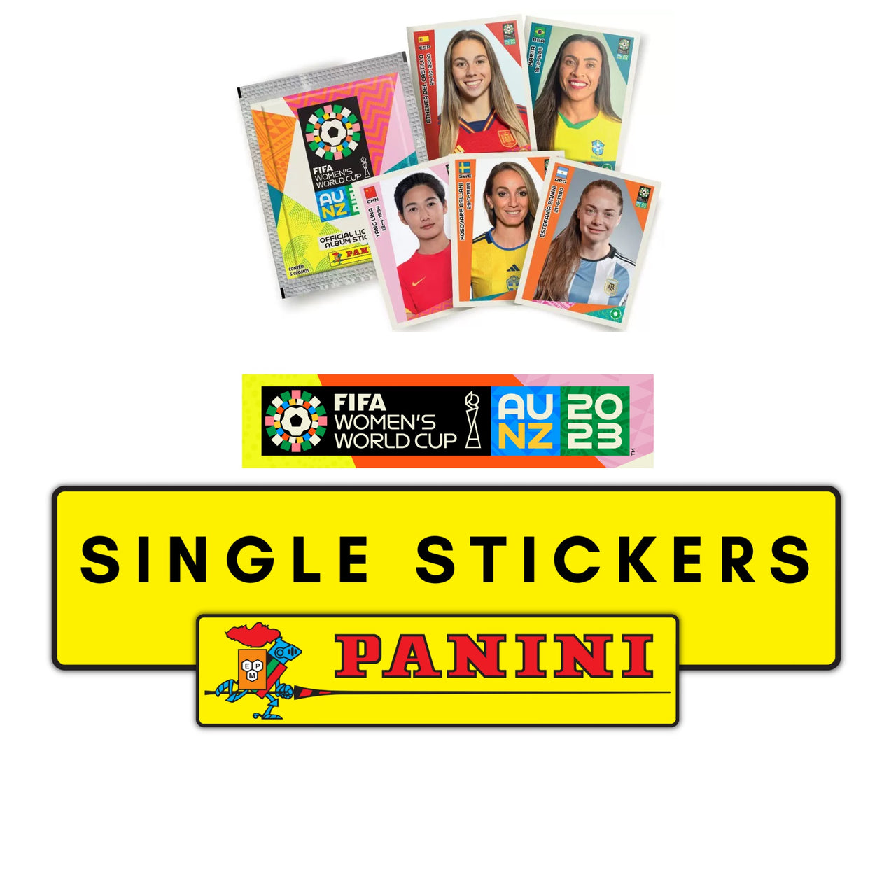 Women's Single Stickers 2023