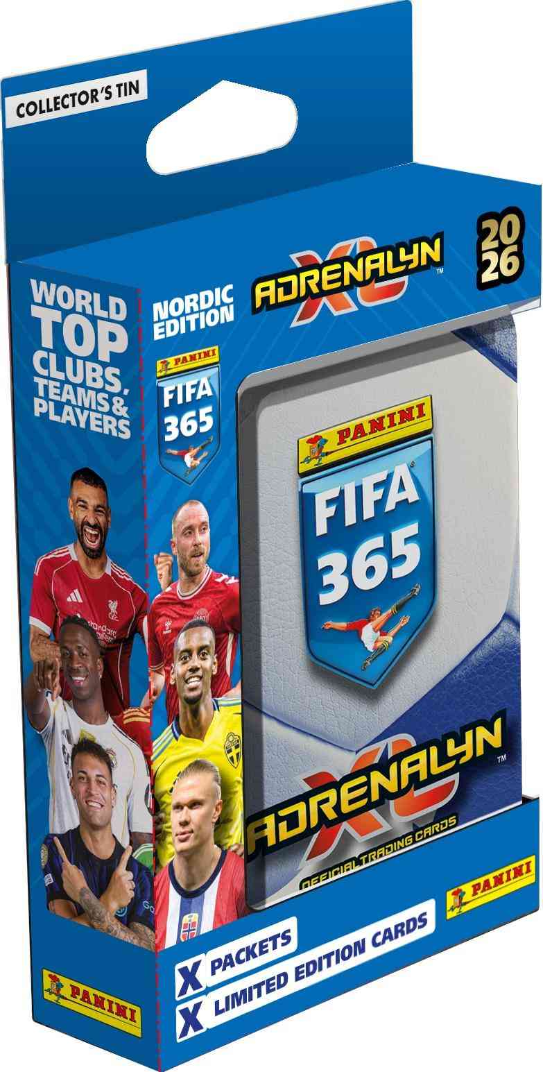 FIFA 365 Adrenalyn XL 2026 Pocket Tin Box – Panini Nordic
