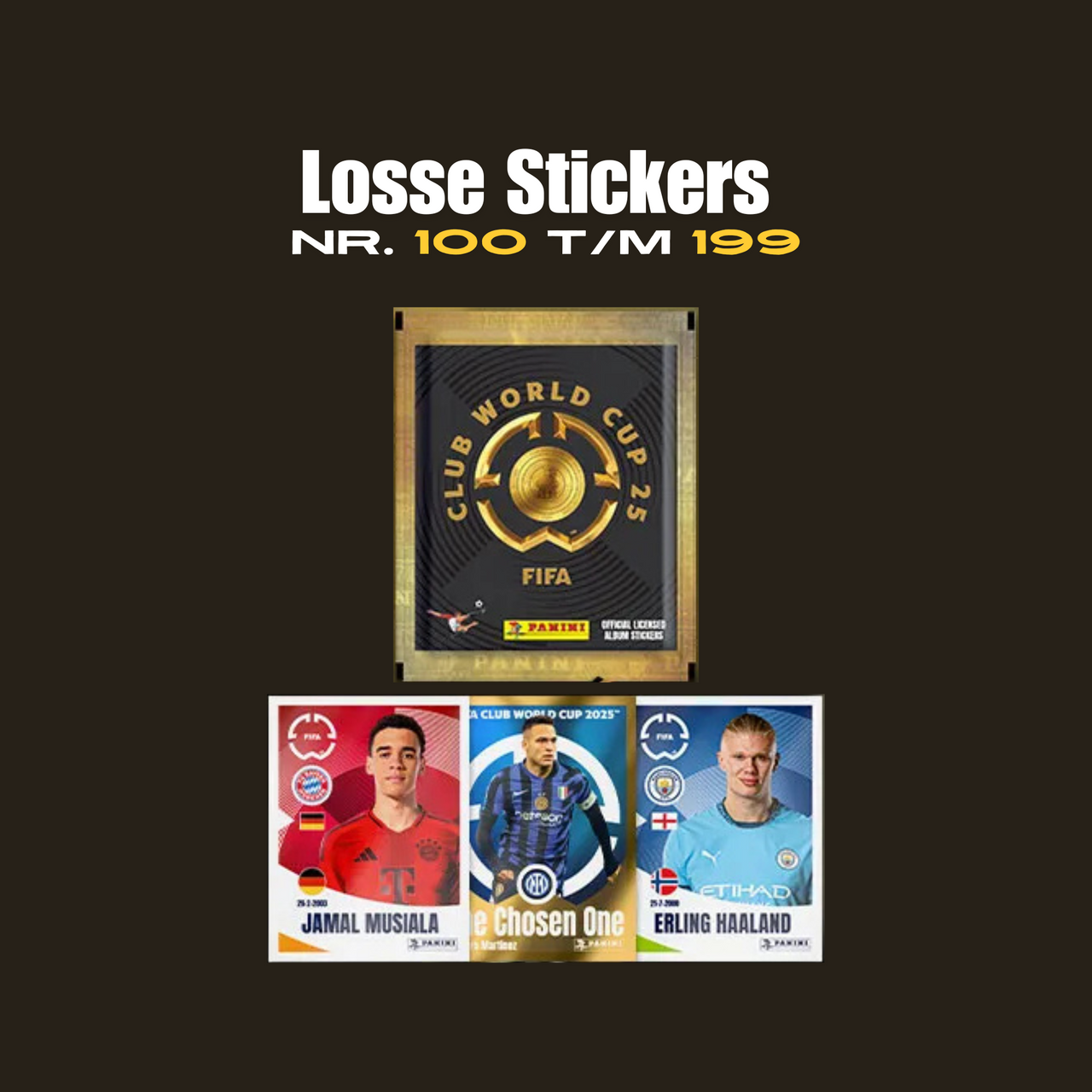 Panini FIFA Club World Cup 2025 – Losse Stickers Nr. 100 t/m 199
