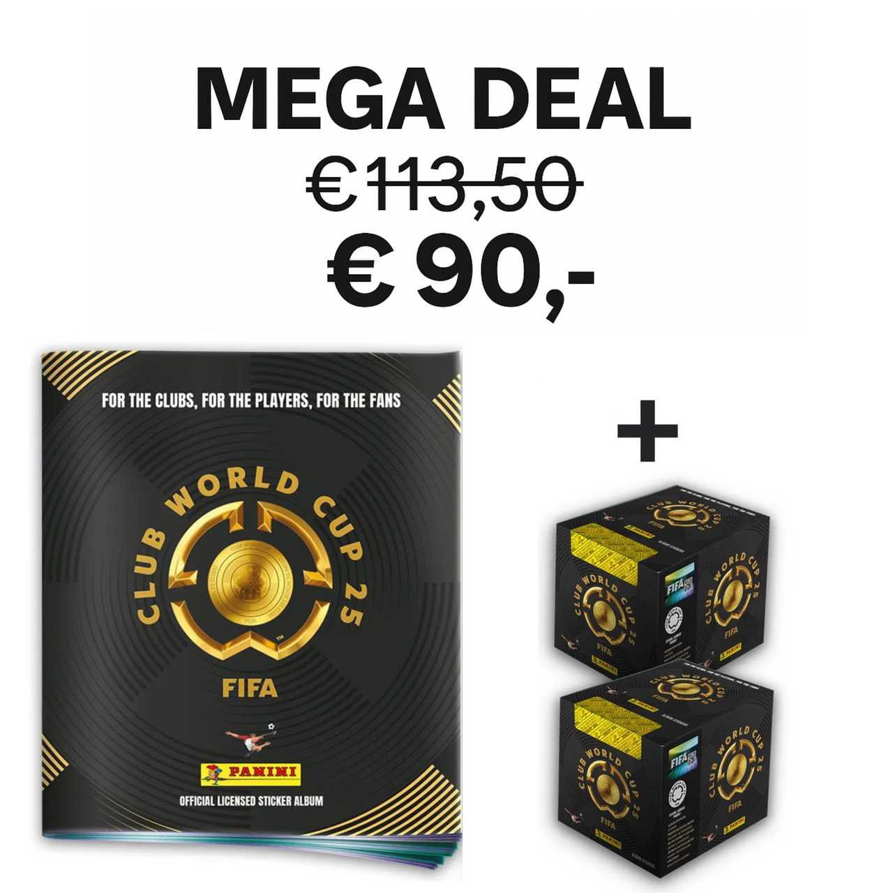Mega Deal: FIFA Club World Cup 2025 Album + 2x Displays – Nu voor slechts €90!