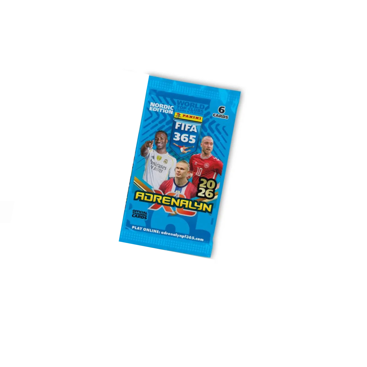 FIFA 365 Adrenalyn XL 2026 Booster Pack – Panini (1 Zakje met 6 Trading Cards)