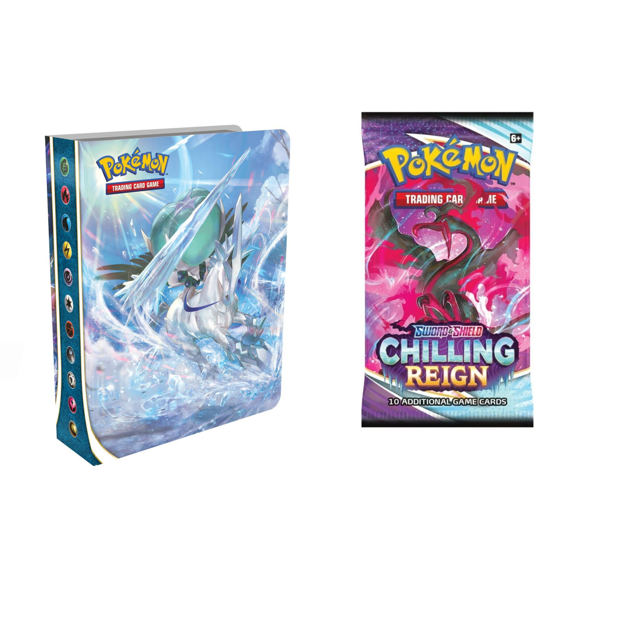 Pokémon TCG: Sword & Shield – Chilling Reign Collector’s Album + Booster Pack