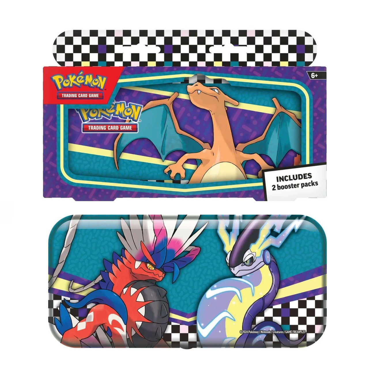 Pokémon Back To School Pencil Case 2024 + 2 Pokémon TCG Booster Packs