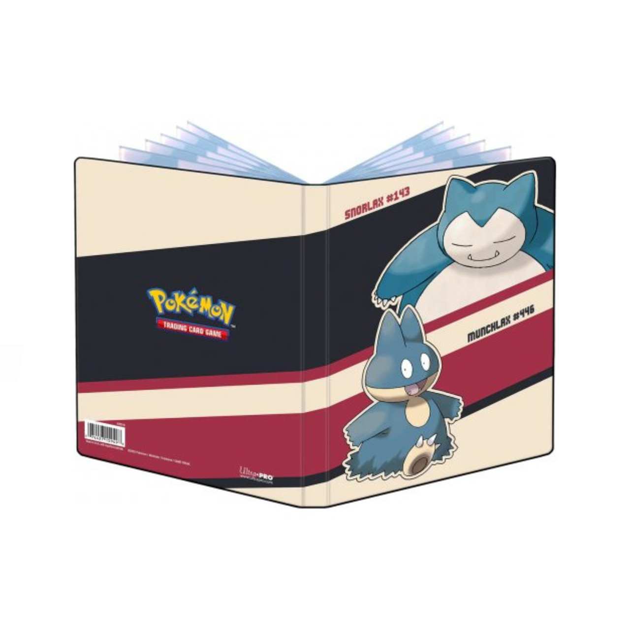 Pokémon TCG 4-Pocket Portfolio – Snorlax & Munchlax –