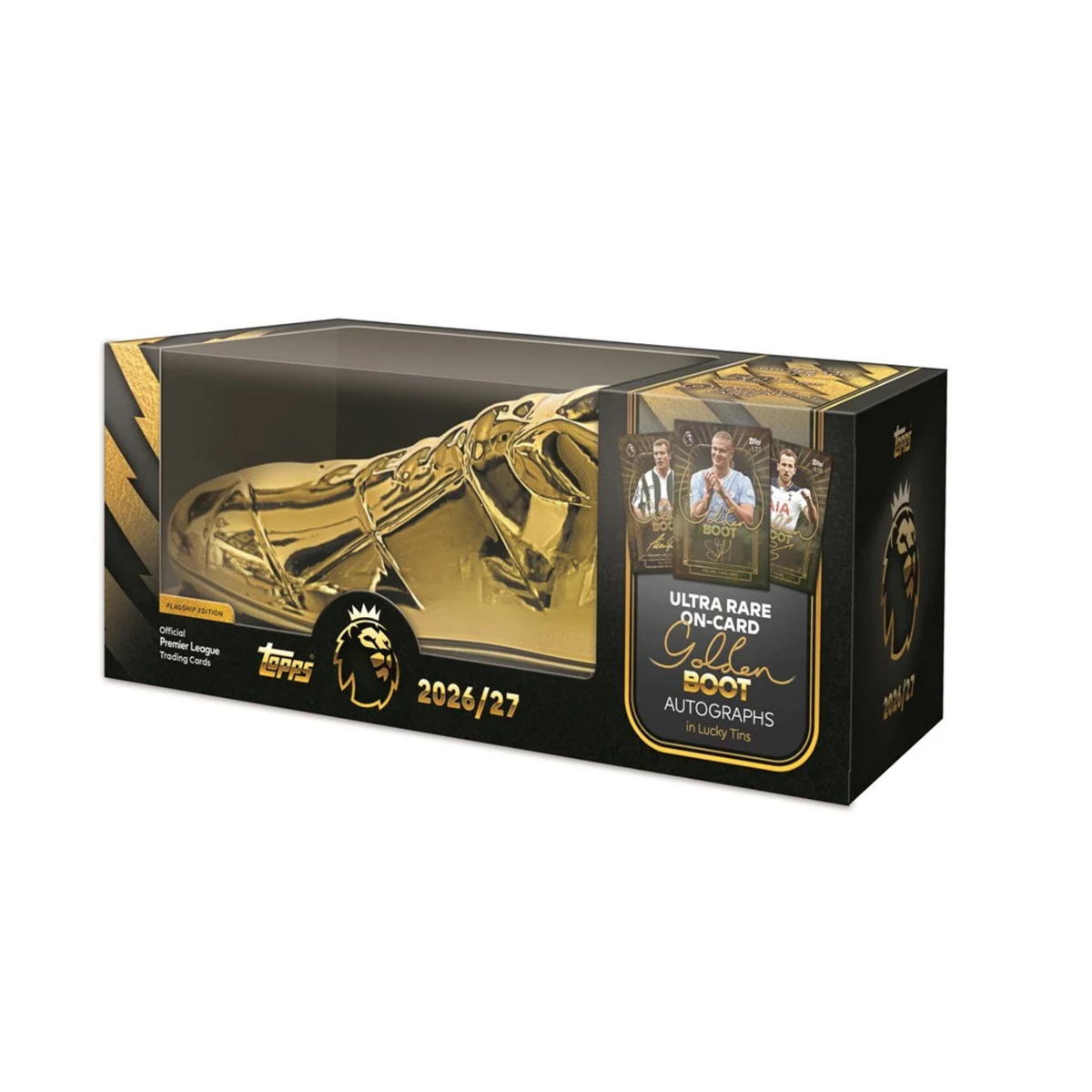 Topps Premier League Golden Boot 2026/27 – Verzamelblik met 50 Voetbalkaarten