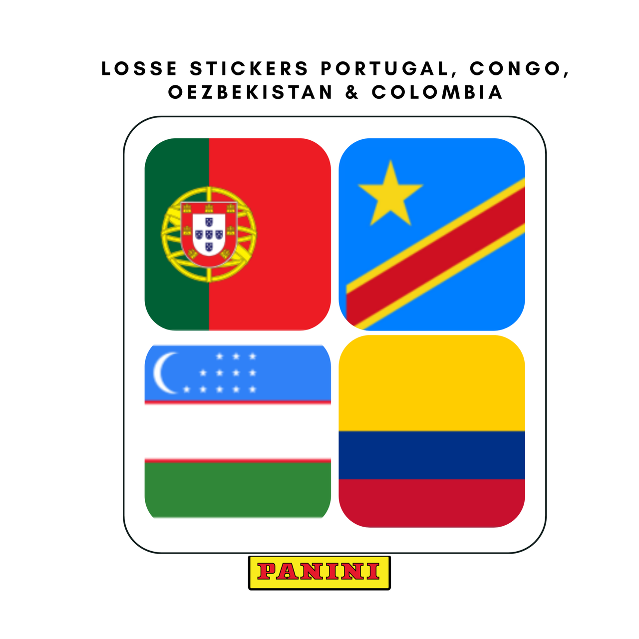 Panini WK 2026 losse stickers