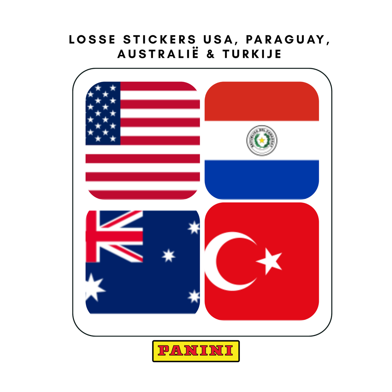 Panini WK 2026 losse stickers