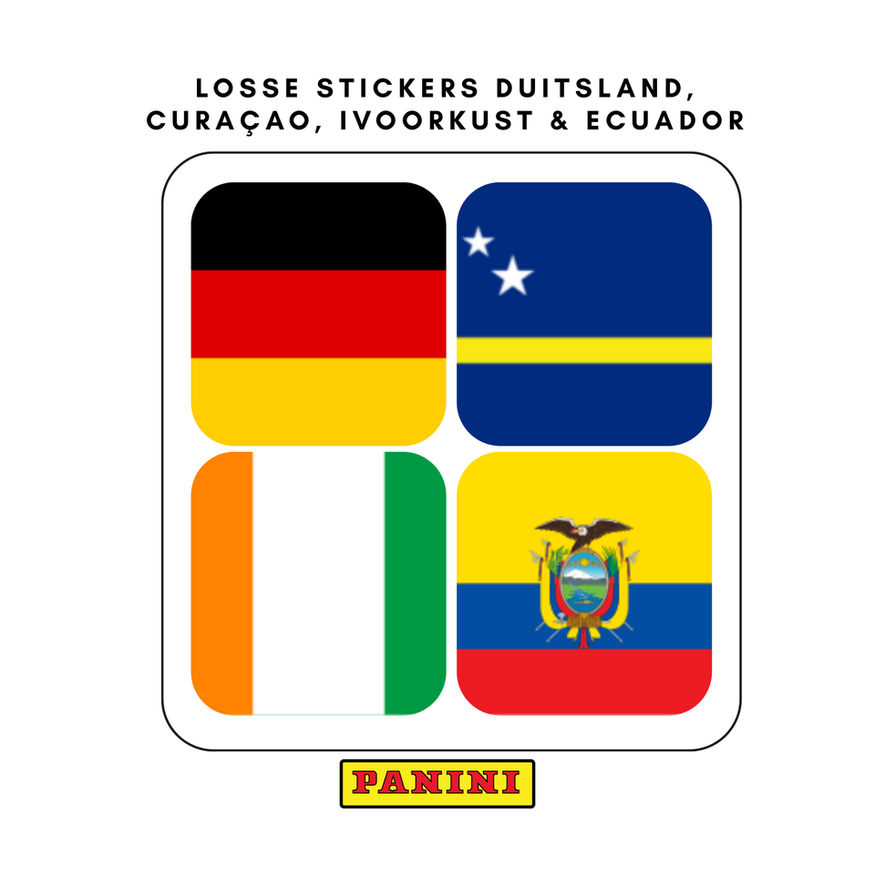 Panini WK 2026 losse stickers