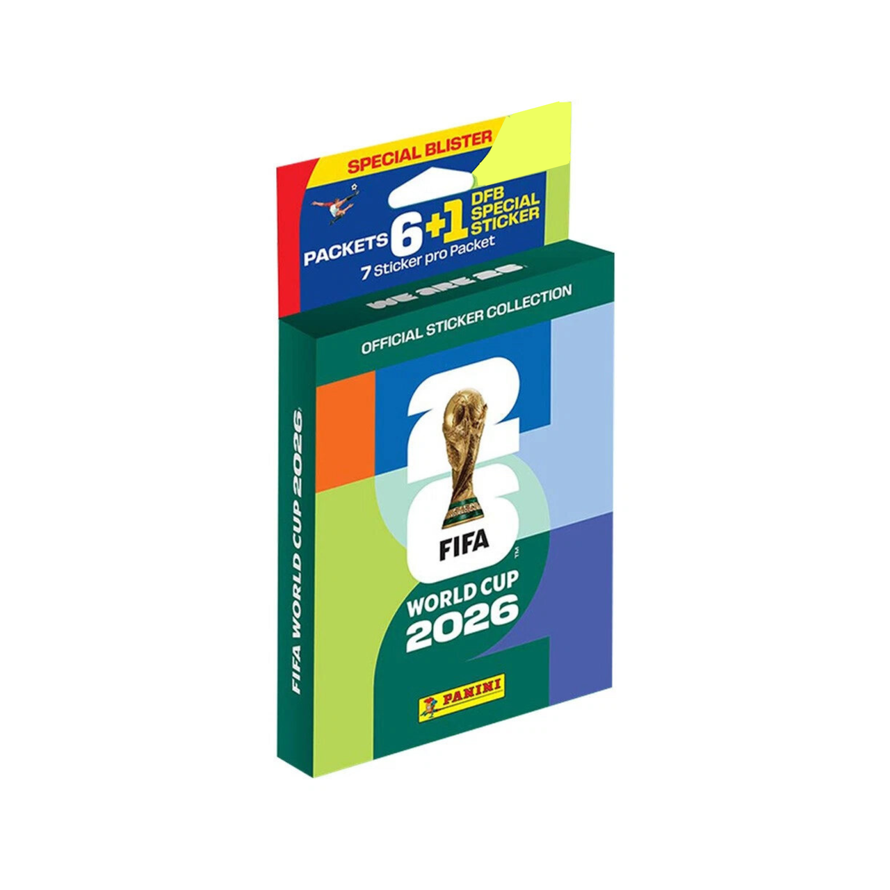 Panini Officiële FIFA World Cup 2026™  – Blister met 6 Zakjes + 1 DFB Special Sticker