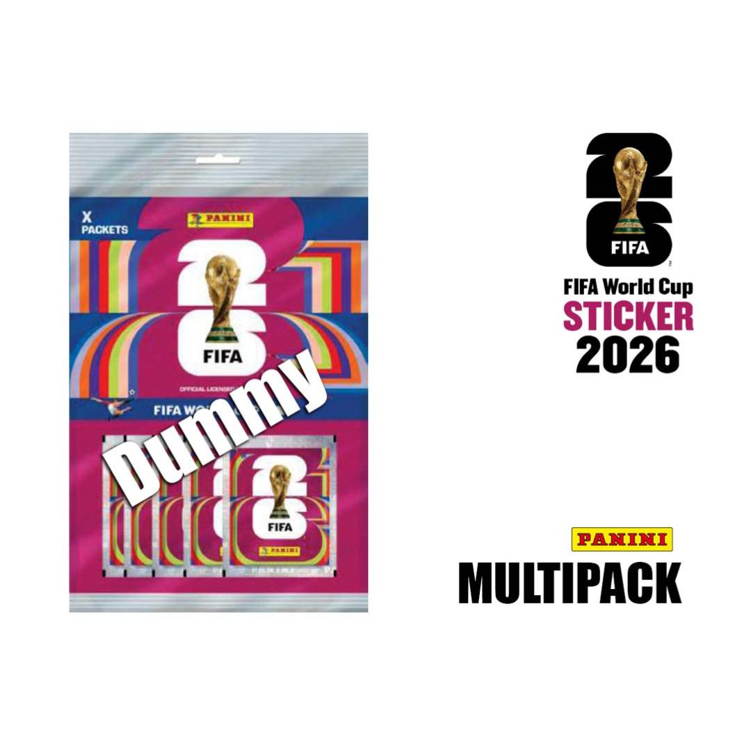 Panini FIFA World Cup 2026 Multipack – 5 Pakjes + 6 Stickers – Officiële WK 2026 