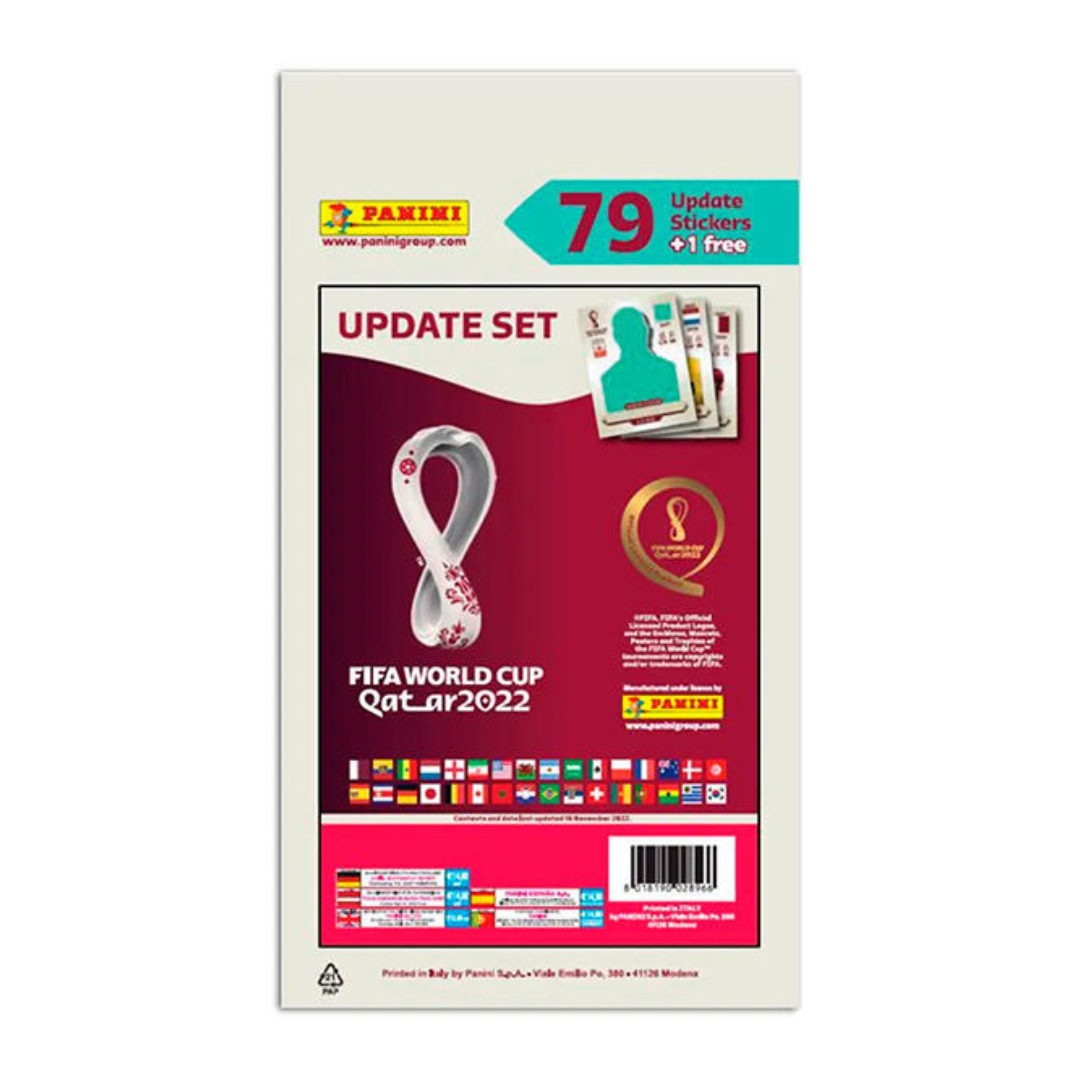 Panini World Cup 2022 Stickers - Update Set With 80 Stickers