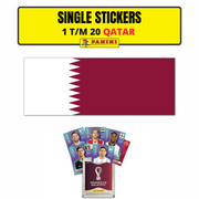TEAM QATAR SINGLE STICKERS - PANINI FIFIA QATAR 2022