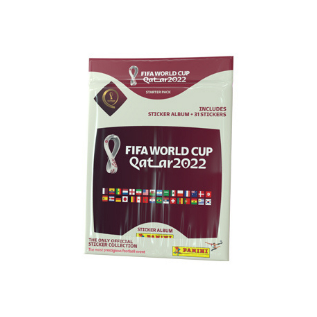 Panini World Cup Qatar 2022 Display Box Of 104 Packets - 521 Stickers  (Brazil)
