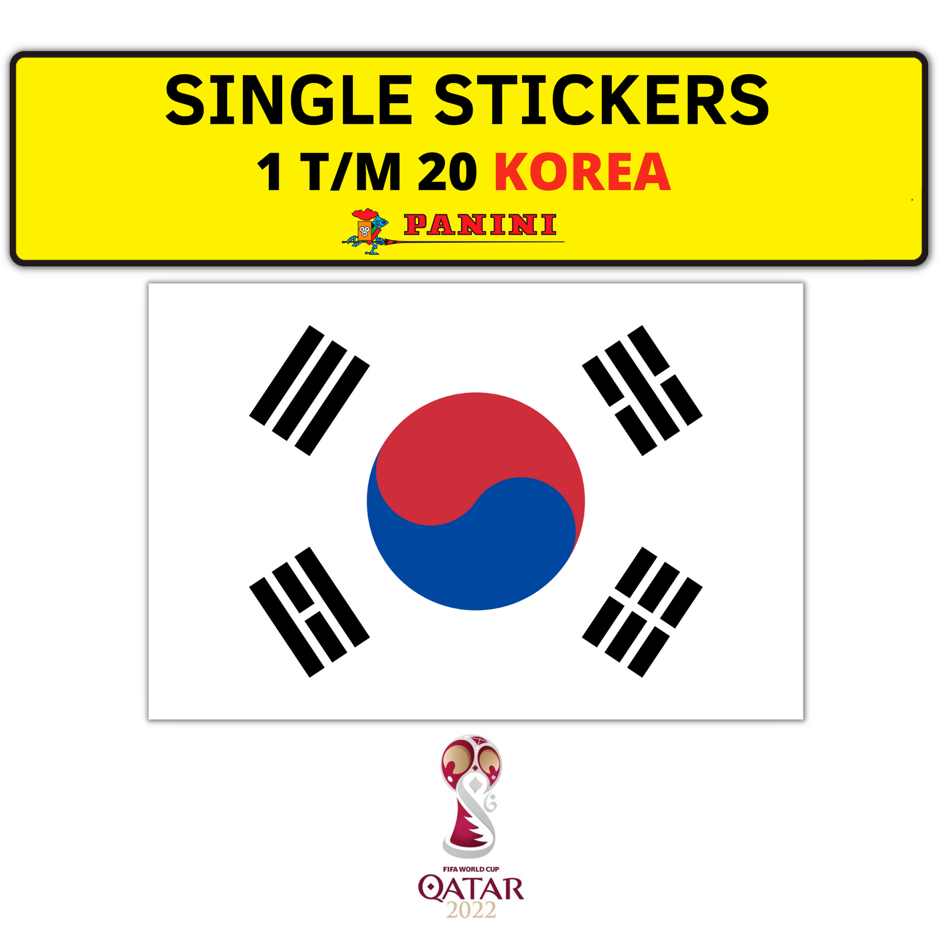 PANINI FIFIA WORLD CUP QATAR 2022 STICKERS JAPAN